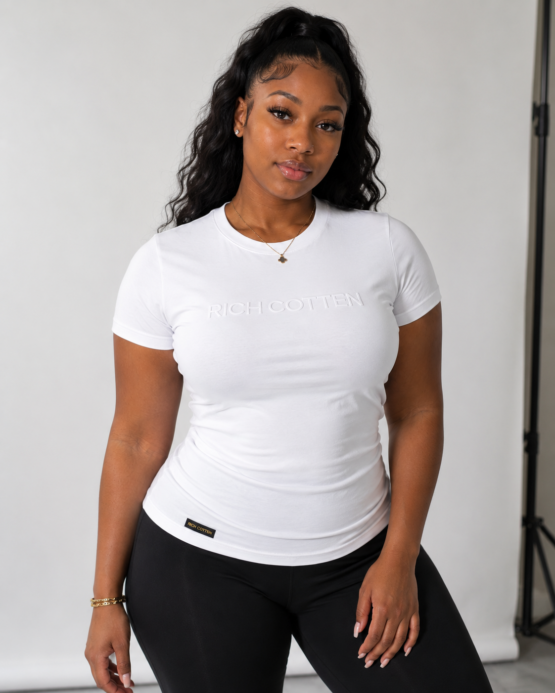 Women’s Spill-Proof Luxury White Tee
