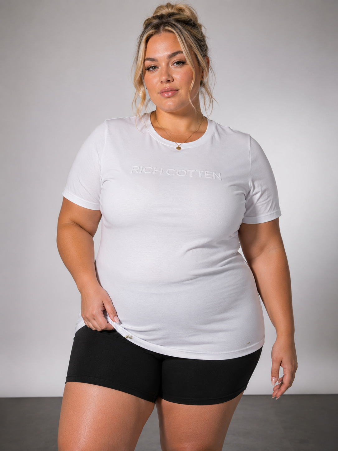 Women’s Spill-Proof Luxury White Tee