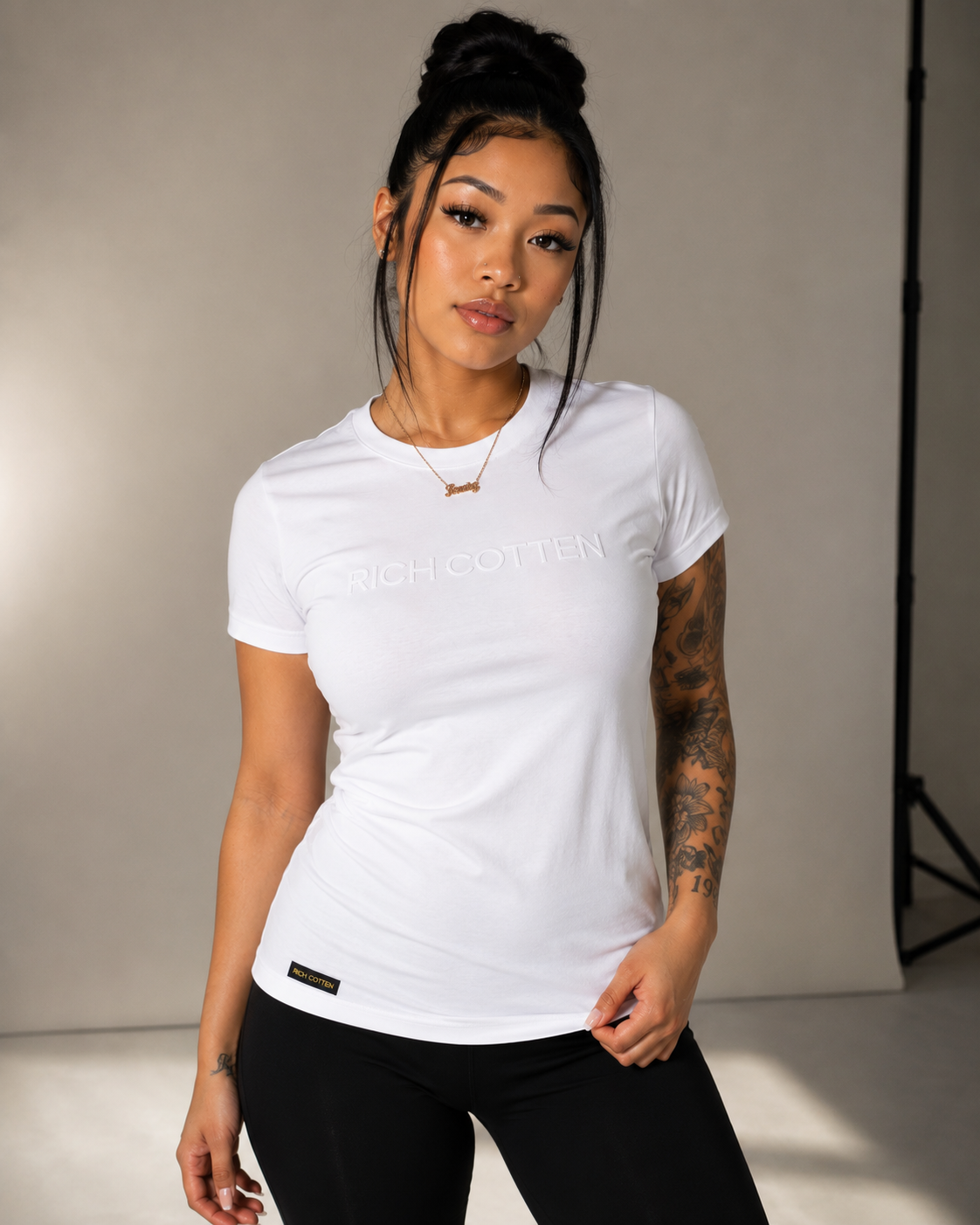 Women’s Spill-Proof Luxury White Tee